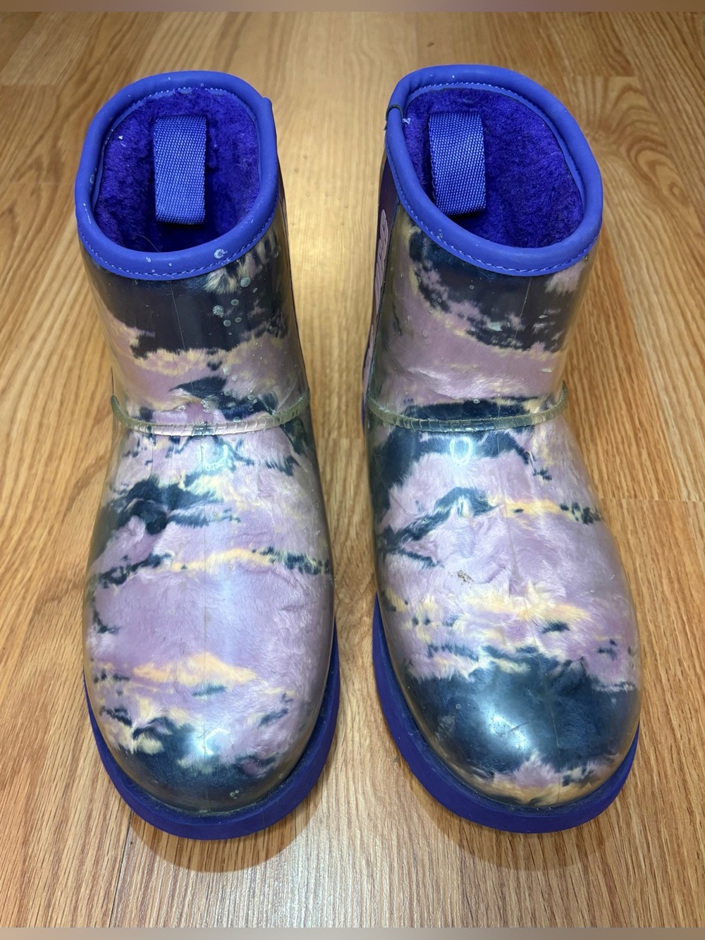 UGG Purple Tie-Dye Waterproof Boots